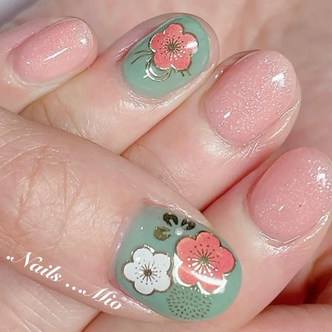 ネイル アートネイル ジェルネイル ワンカラーネイル .Nails Mio 赤羽西ネイルサロンのネイルデザイン