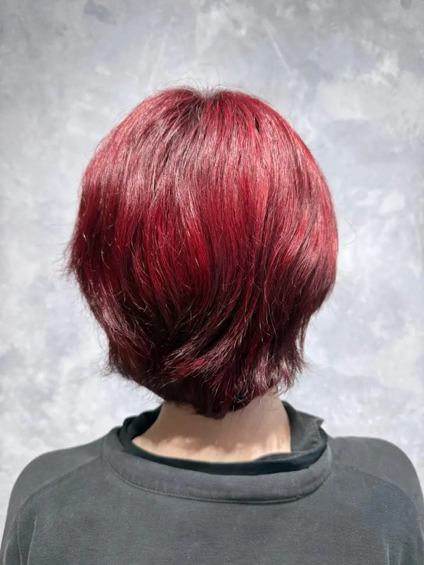 ショート カラー ヘアカラー トリートメント Mika/ SOiL岡崎/モデルのヘアスタイル