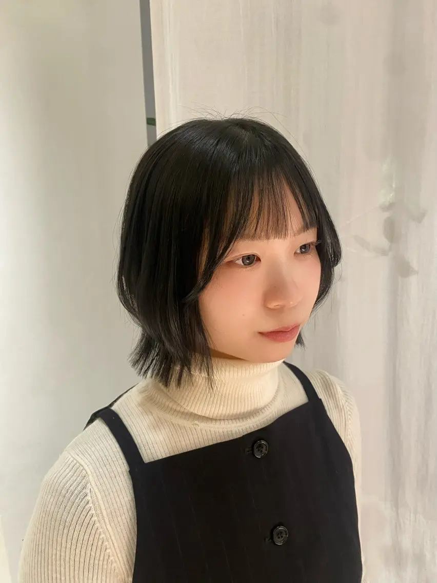 ミディアム ボブレイヤー ボブ レイヤーカット ショート⌇艶カラー ⌇ RIN🌙のヘアスタイル