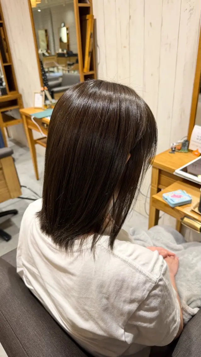 カラー ヘアカラー 阿部 楓のヘアスタイル