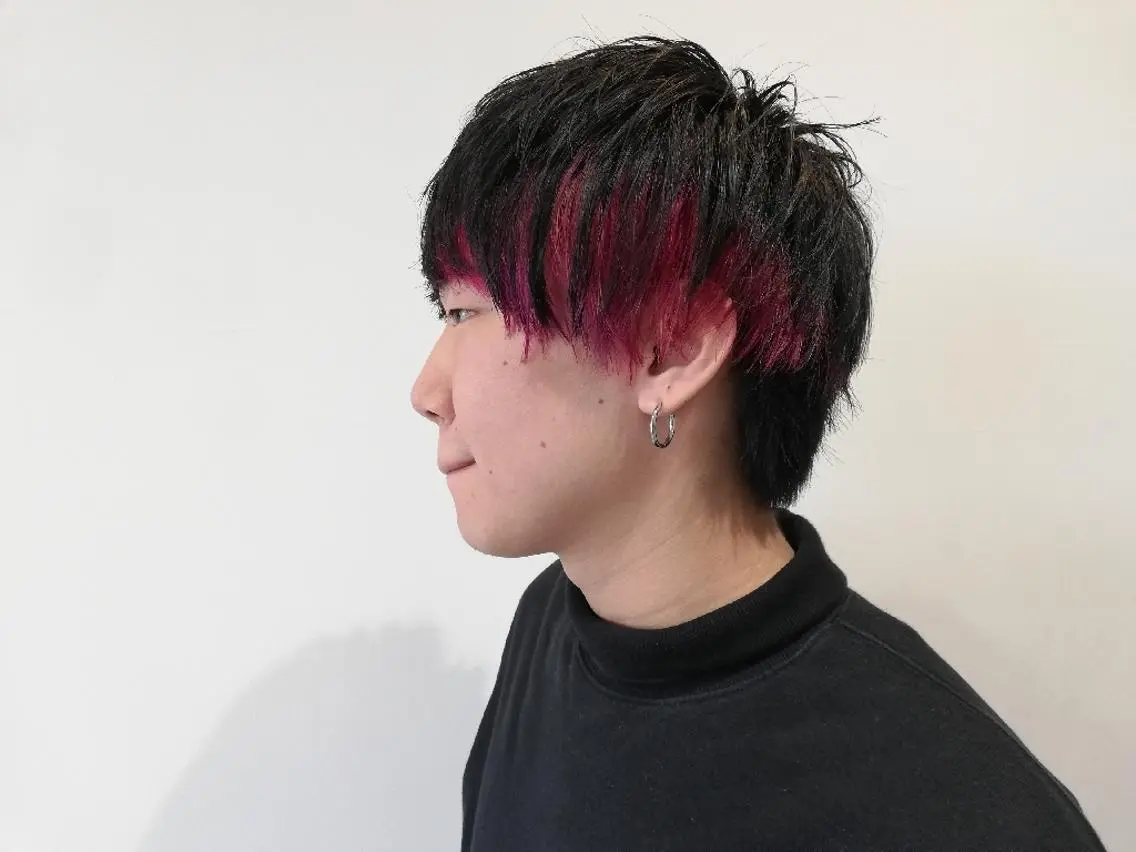 ショート カラー メンズ カット ヘアカラー ill副店長 立和田純也のヘアスタイル