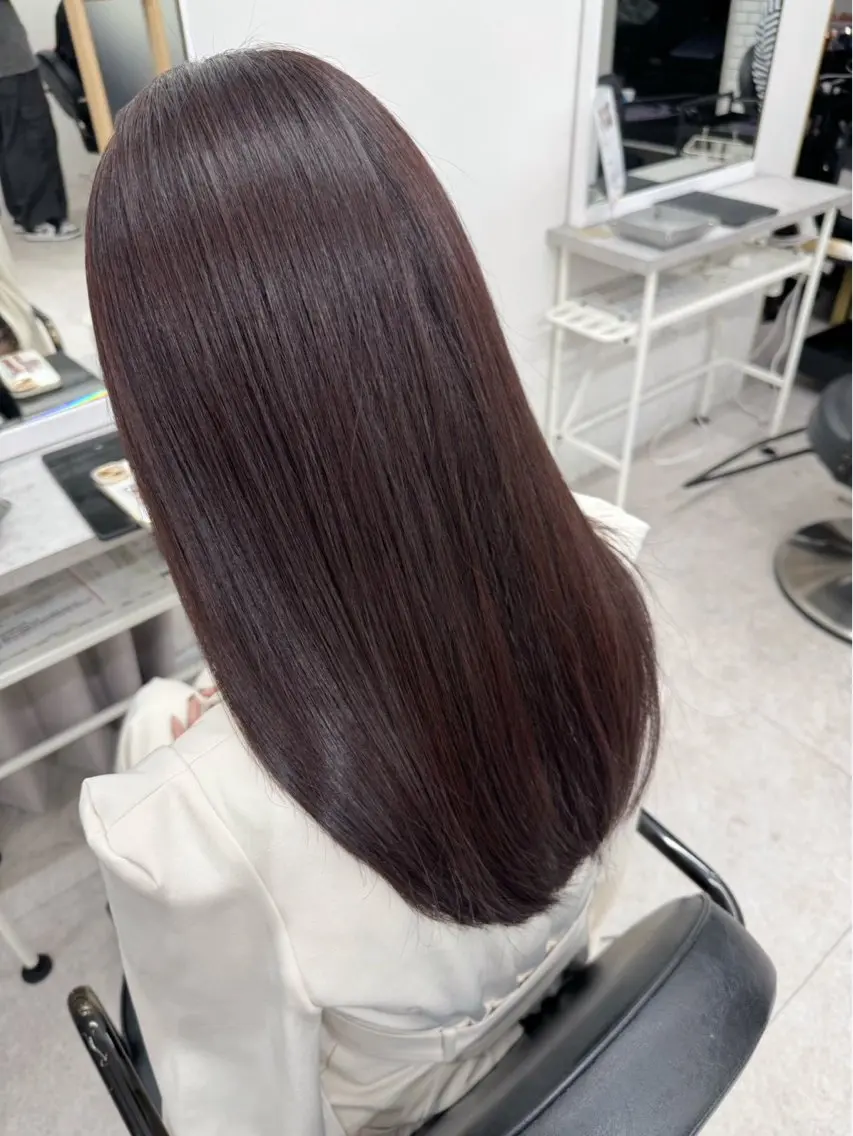 💖モデル様募集中💖艶感暖色系カラー➕✨トリートメント付🌟※ロング料金込みの写真