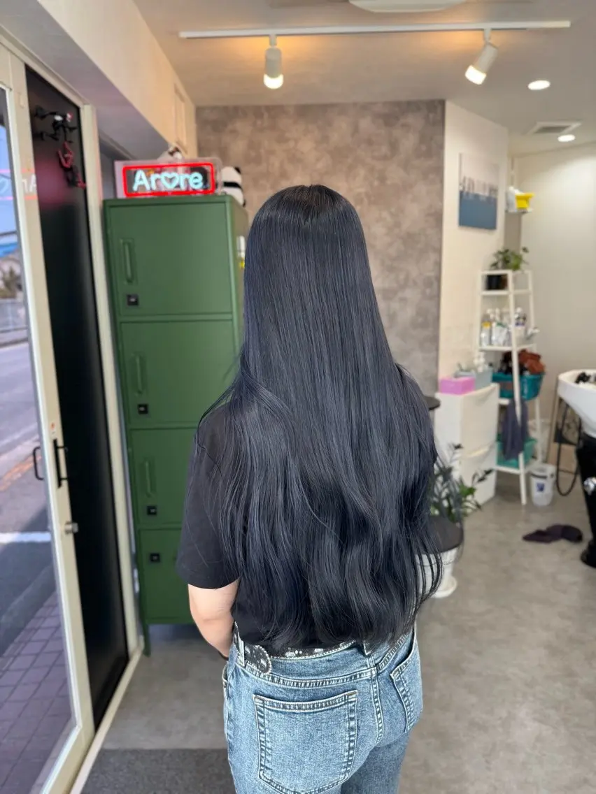 ロング カラー カット ヘアカラー トリートメント ARARE HAIR みゆきのヘアスタイル