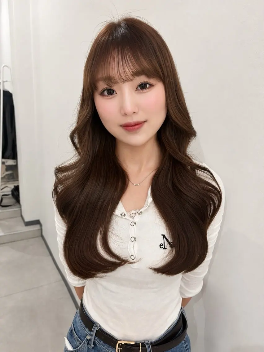 ロング ミサキ/モデル募集 京都烏丸四条大宮のヘアスタイル