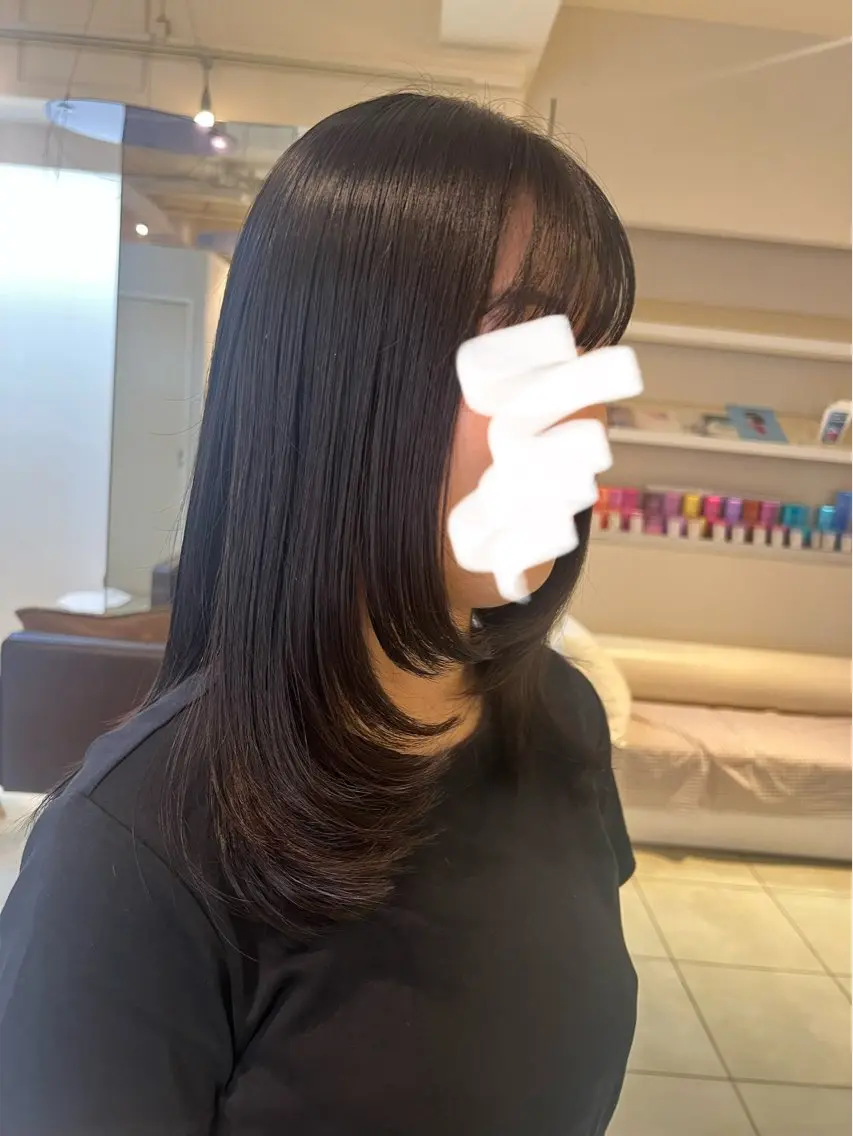 【レディース】レイヤーカット(ウルフカット不可)の写真