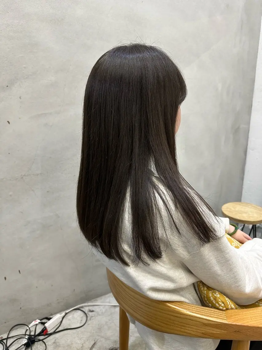 レディースカットモデル様💇‍♀️ ハホニコトリートメント付き（モデル限定料金50%off）1790の写真