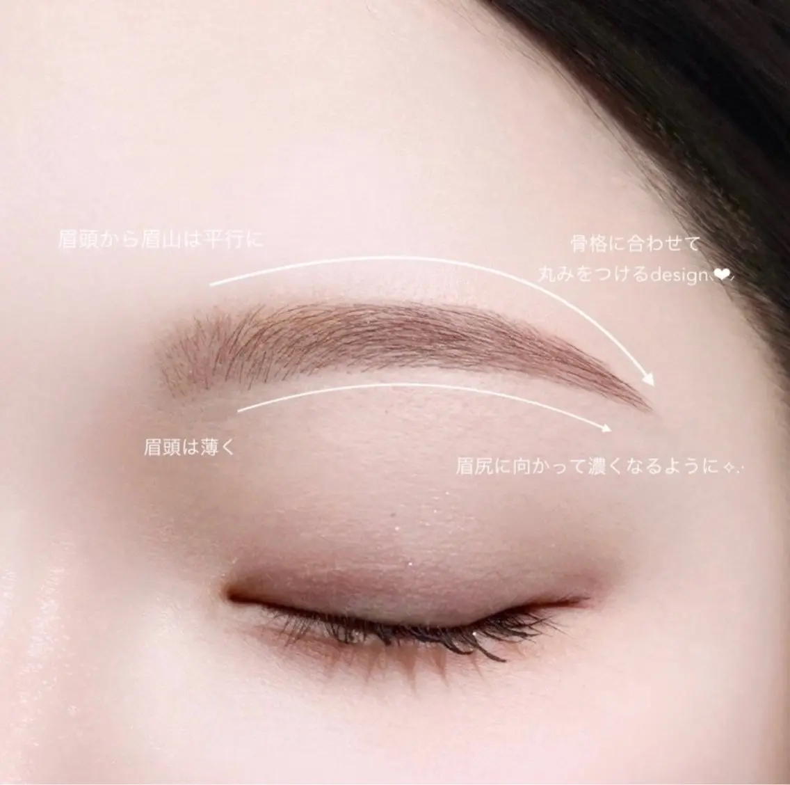 アイブロウ Unefleur LARME soraのマツエク・マツパデザイン