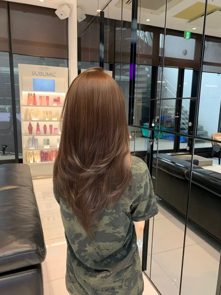 ロング カット ヘアカラー keen吉祥寺🐆 レイヤー/NAO🩶のヘアスタイル