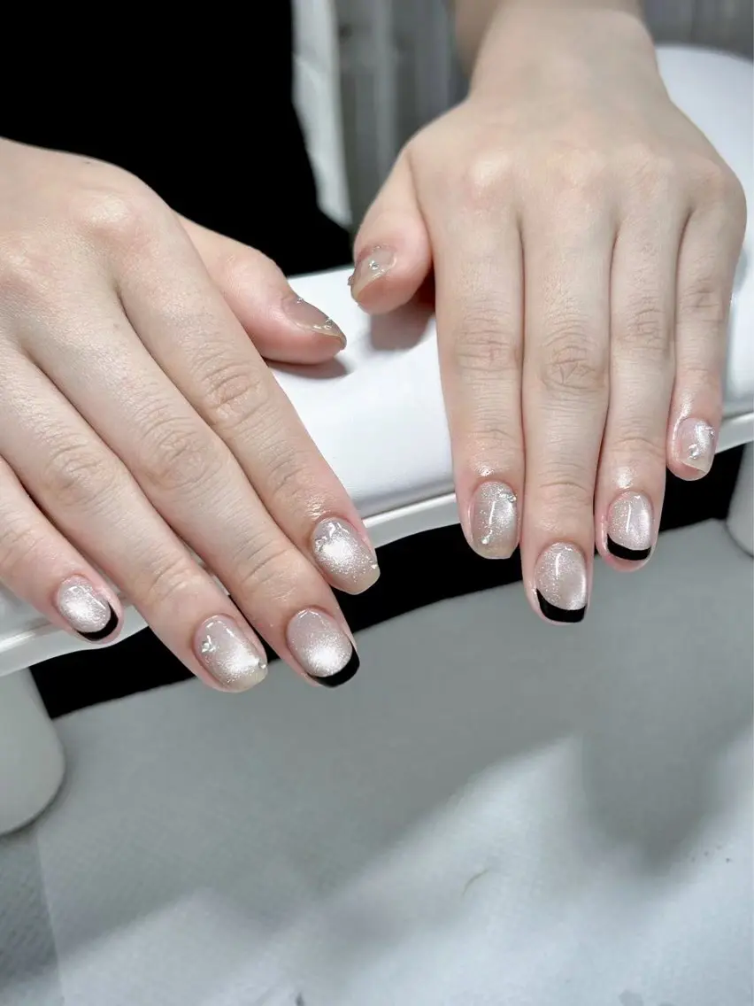 ネイル スカルプネイル シンプルネイル Lu nailsalonのネイルデザイン