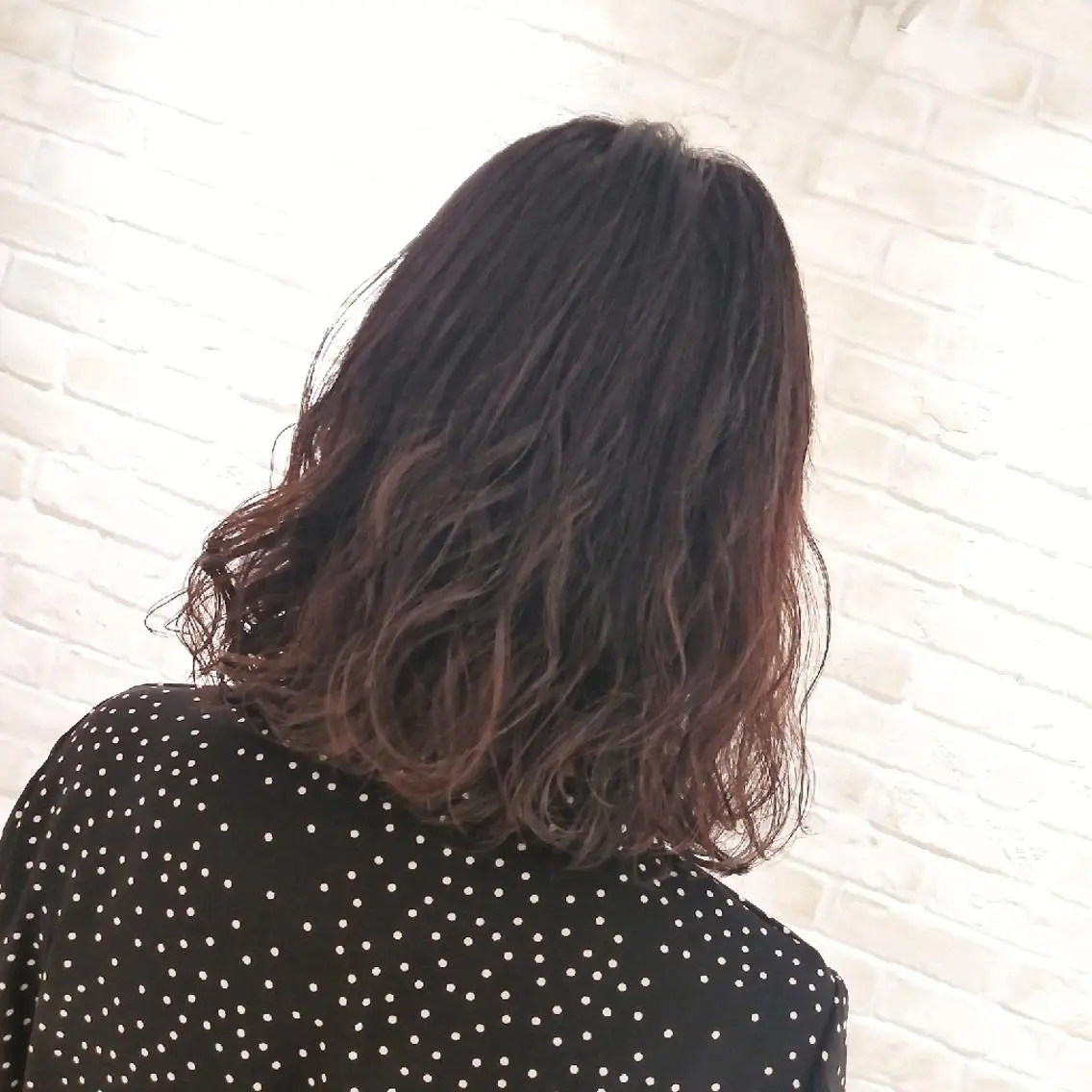 ミディアム パーマ ミディアムパーマ 大場 友稀のヘアスタイル