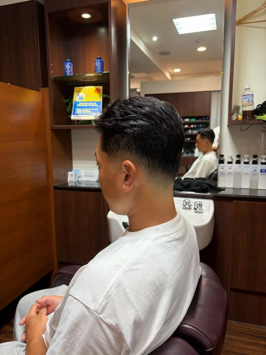 ショート メンズ 加藤 啓吾のヘアスタイル