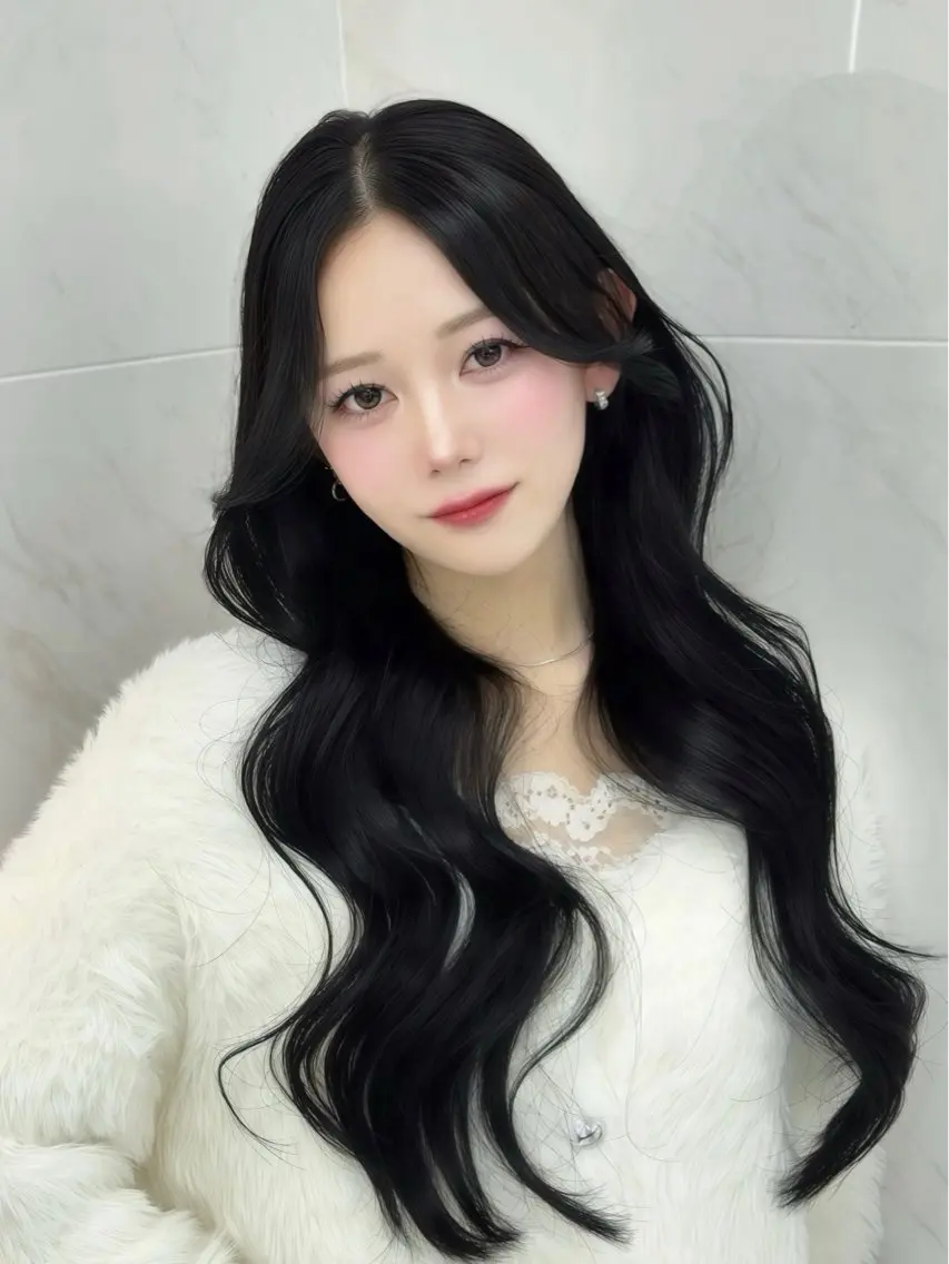 ロング カラー カット ヘアカラー 韓国レイヤー/艶カラ ー/似合わせ/けんとのヘアスタイル