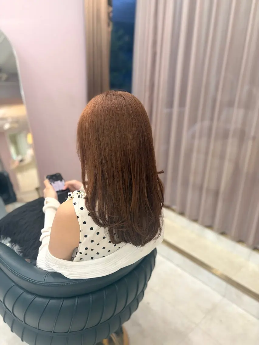 セミロング カラー ブリーチカラー shizukiのヘアスタイル