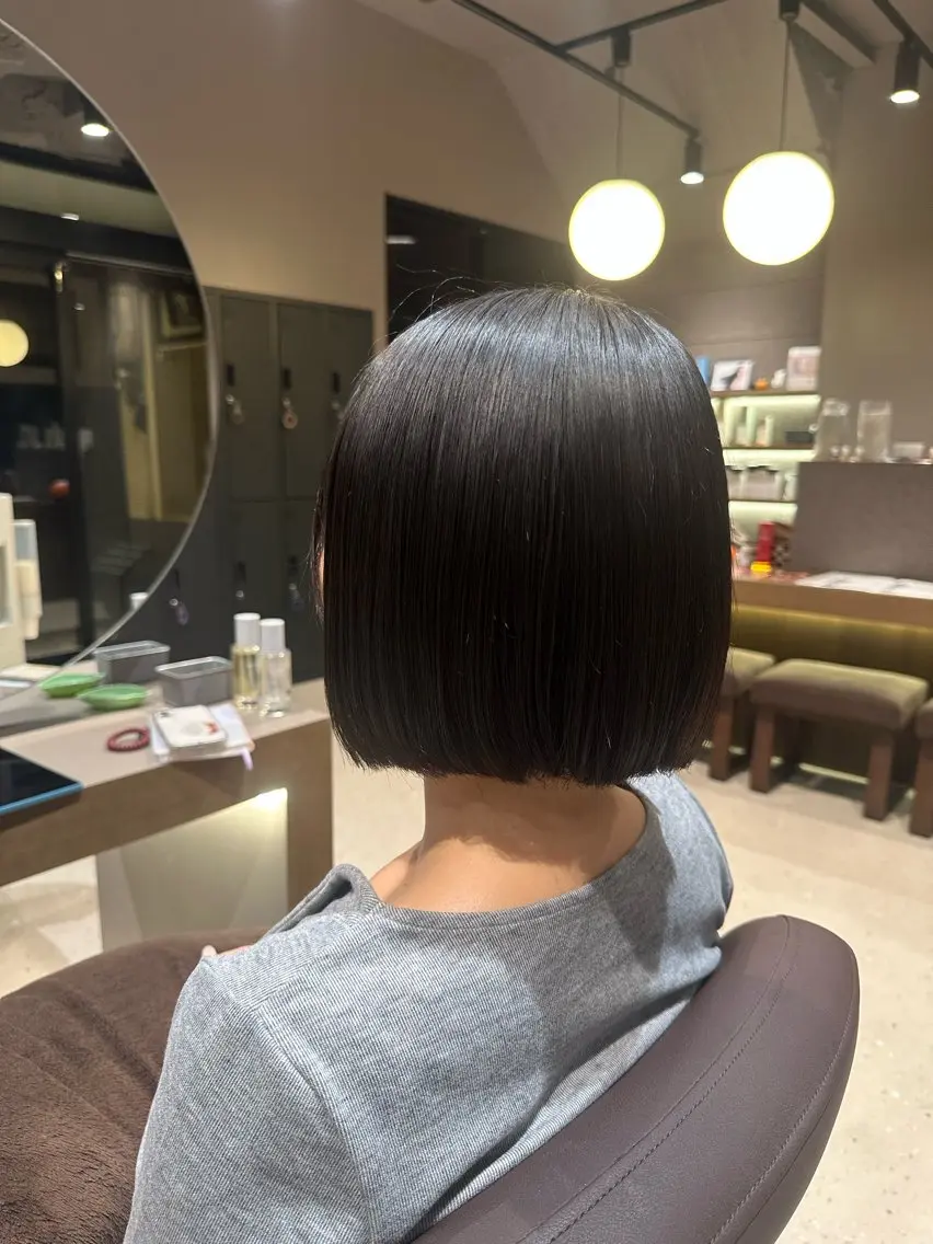 縮毛矯正 🖤ྀི渡邉 あみか🖤ᩚのヘアスタイル