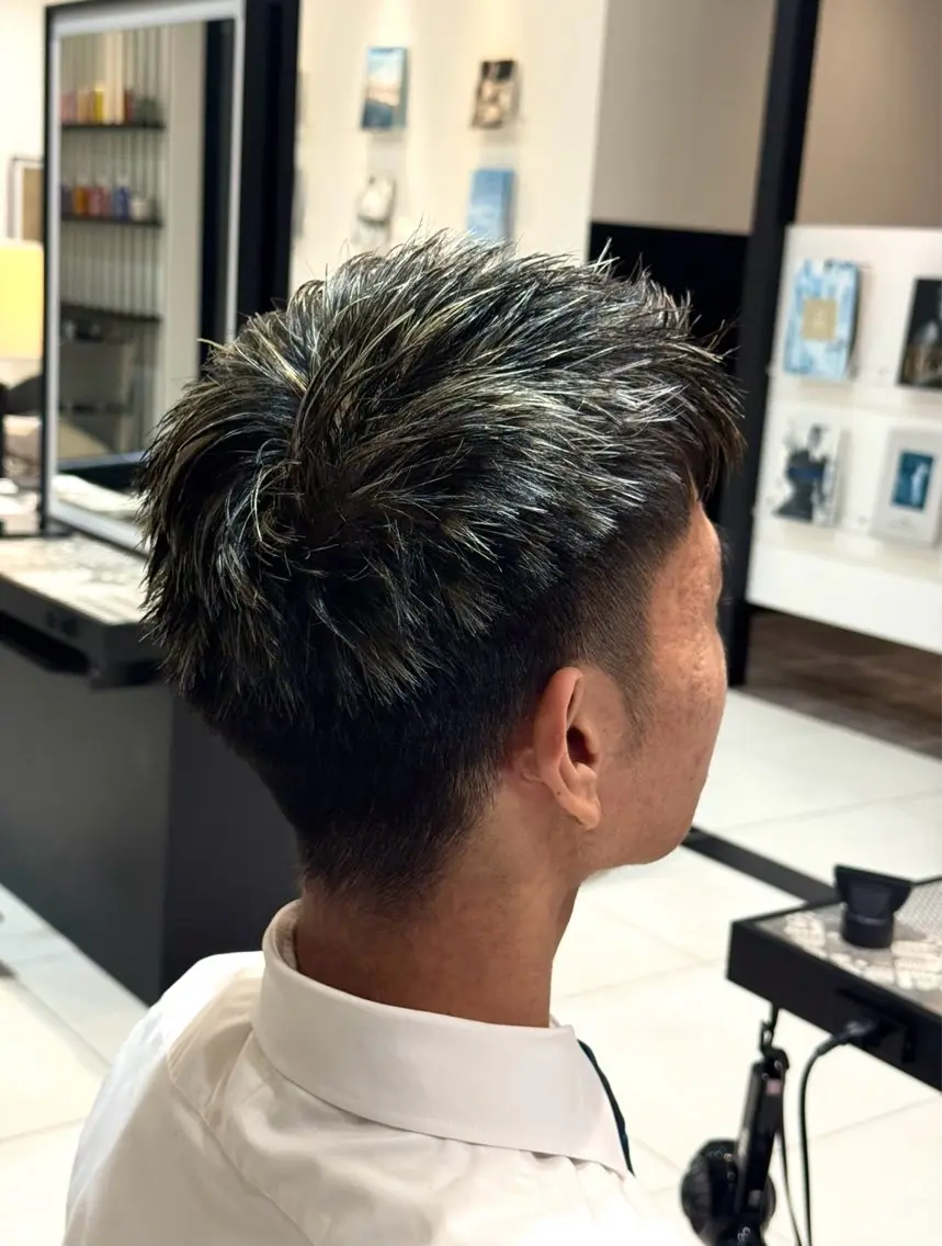 ショート メンズ 会田 寧生のヘアスタイル
