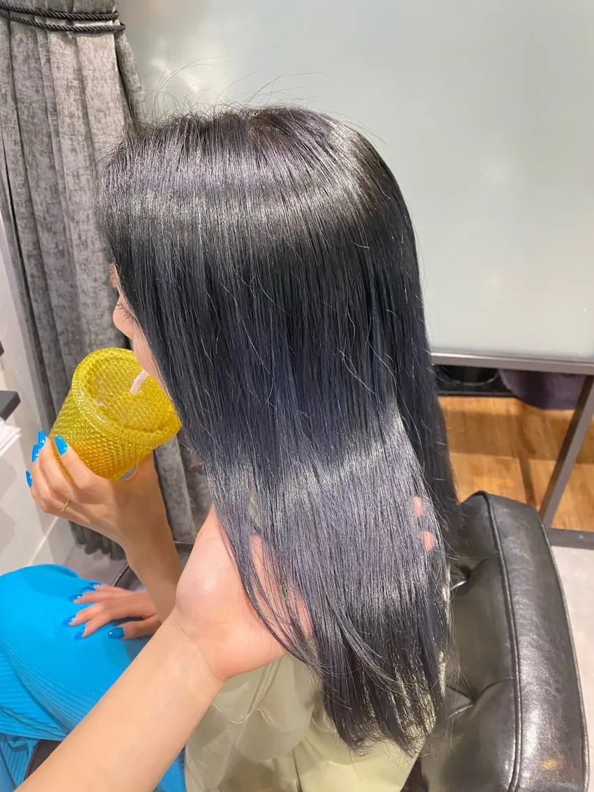 ミディアム ヘアカラー トリートメント 希優🌺ソムリエ /ブリーチ/カットのヘアスタイル