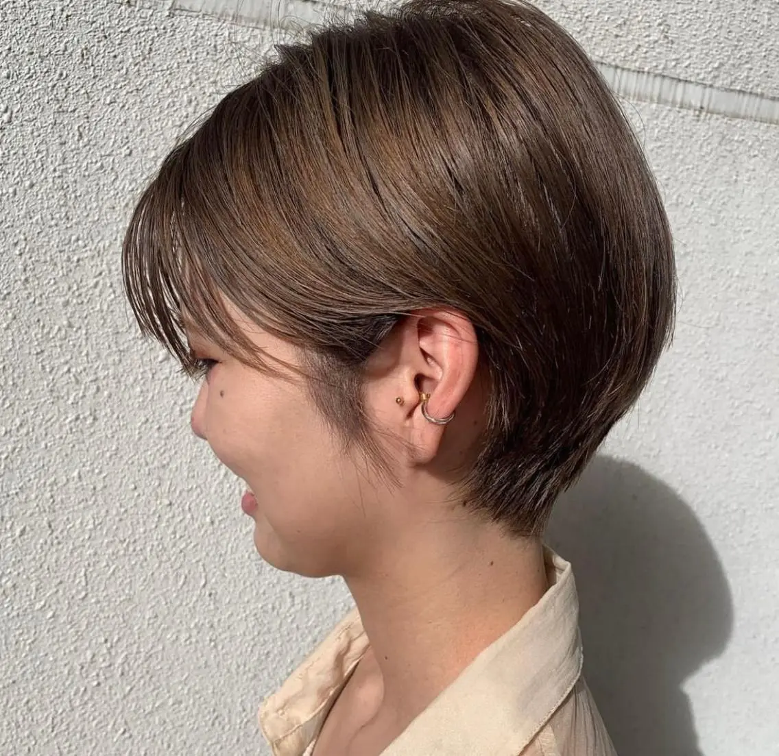 ショート くぎた とわのヘアスタイル