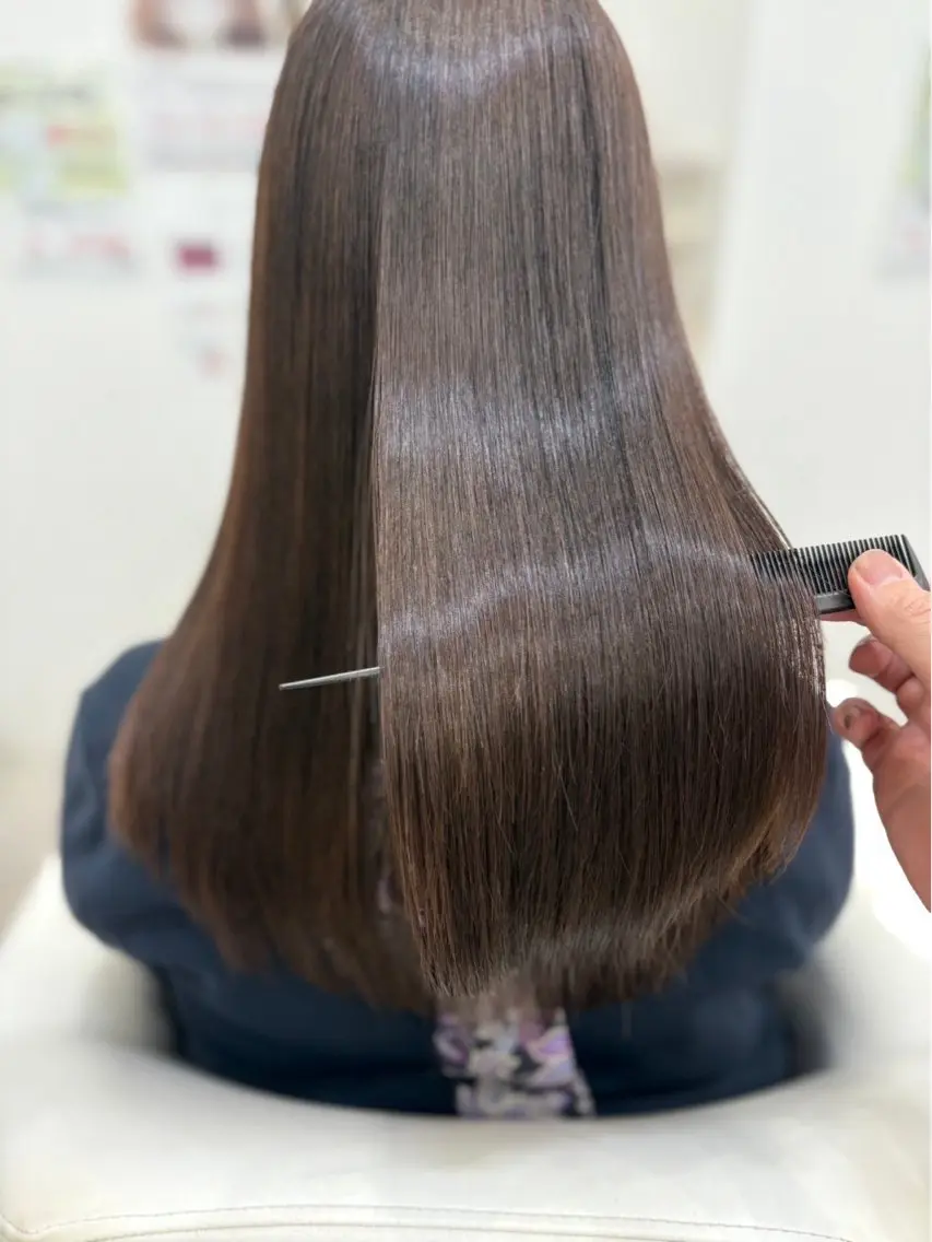 ロング SHO担当髪質改善 東加古川アーティブのヘアスタイル