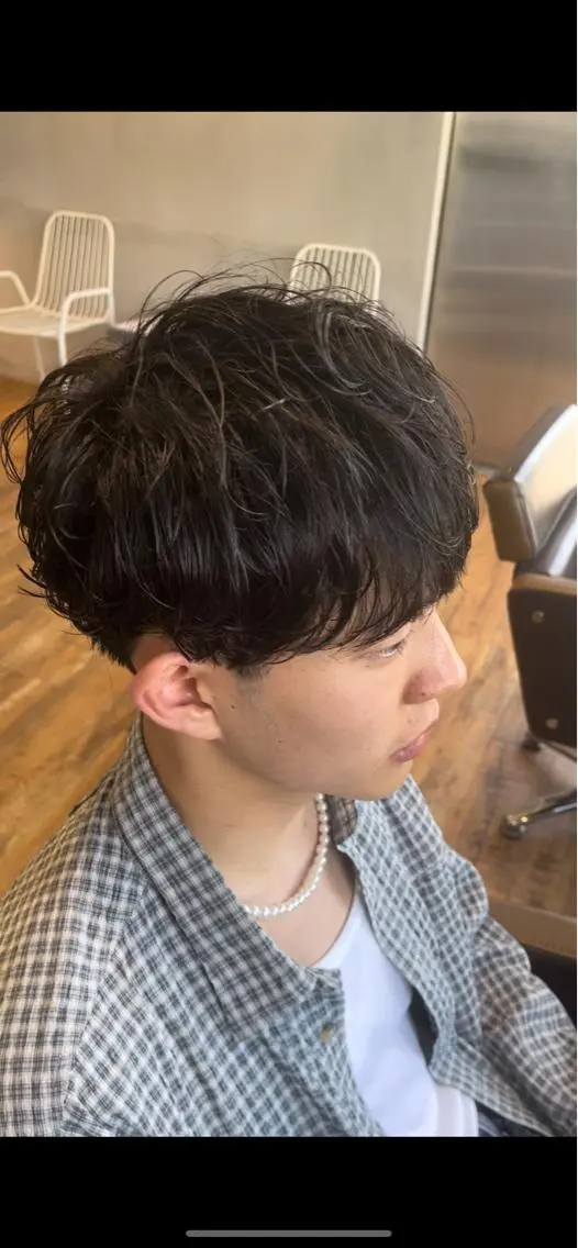 🌟【ミニモ限定クーポン】メンズカット＋ニュアンスパーマ🌟#波巻き#ニュアンス#ツイスパ#ツイストの写真
