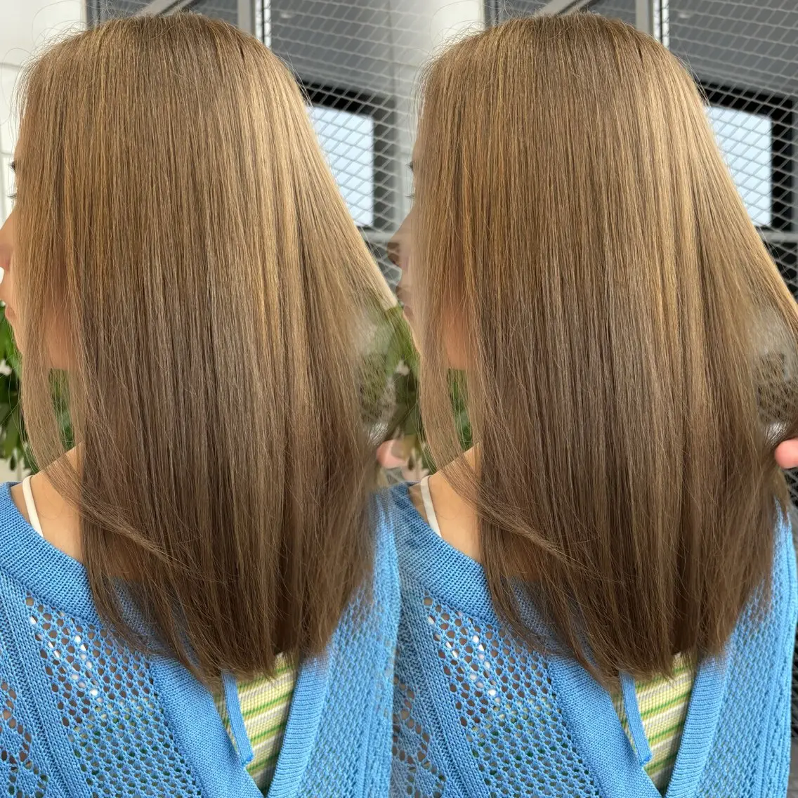 ロング カラー 美髪矯正×レイヤー 松田空優哉のヘアスタイル
