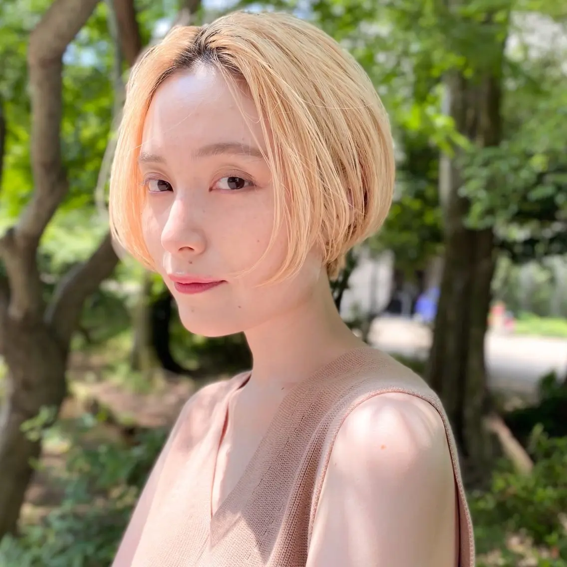 ショート ショートボブ ボブ 顔周りカット ショートヘア WAWA miu🌷のヘアスタイル