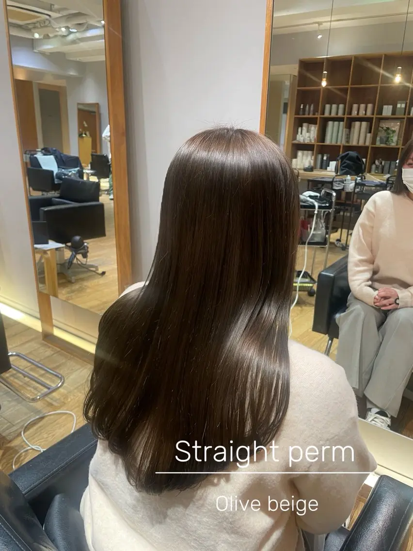 ロング カラー 透明感カラー カット ヘアカラー 縮毛矯正 縮毛矯正/レイヤー 🌙児玉光瑠のヘアスタイル