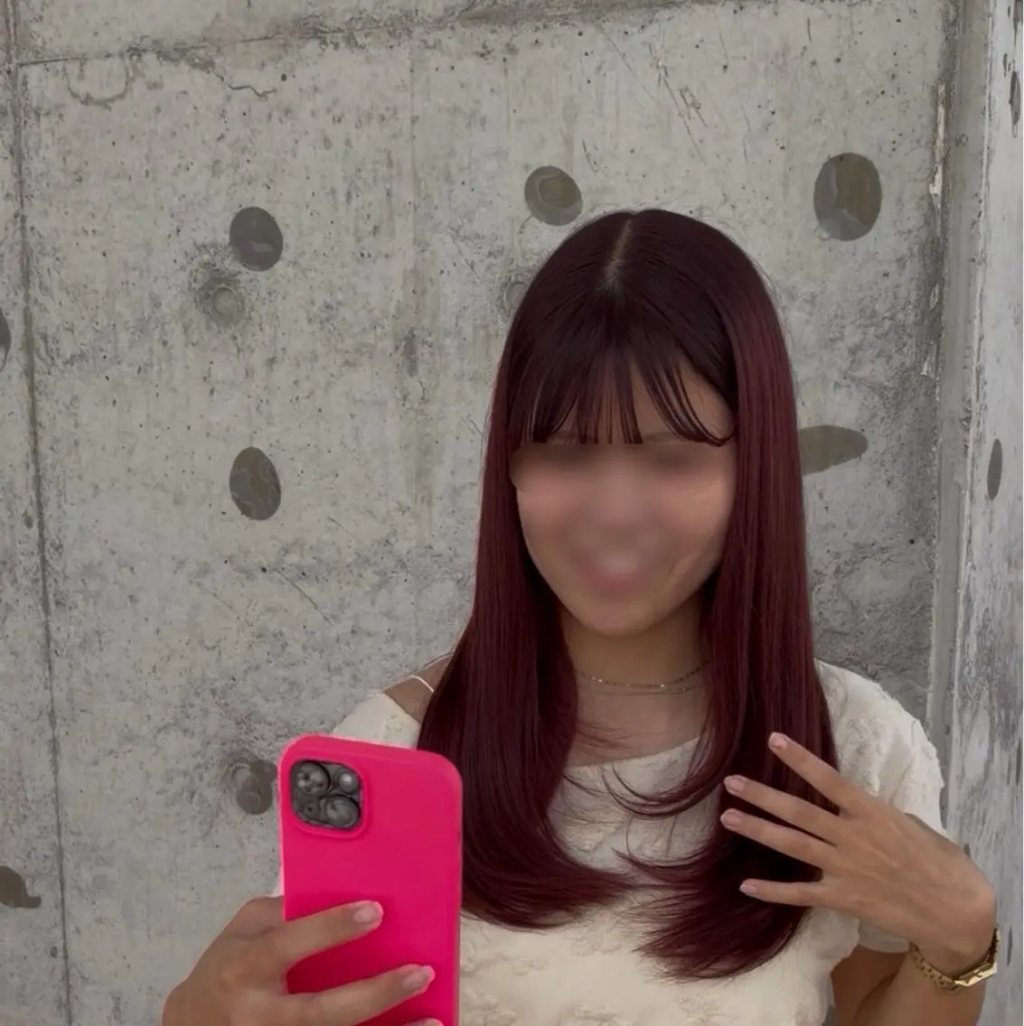 ロング ヘアカラー début 【ももか】のヘアスタイル