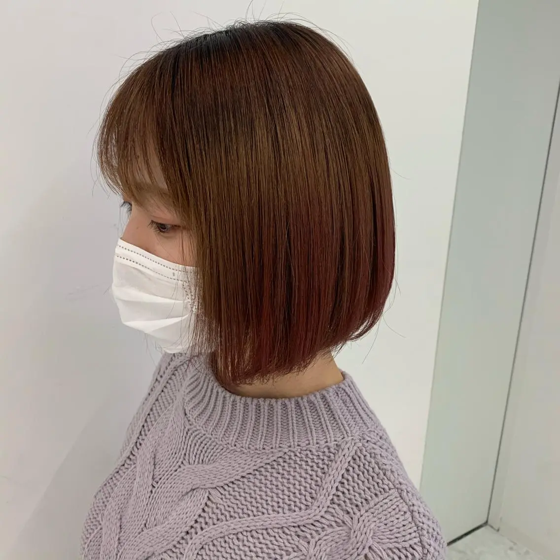 ショート カラー ヘアアレンジ ボブ 髪質改善 ショートヘア トリートメント ダブルカラー｜ なおき｜池袋美容師のヘアスタイル
