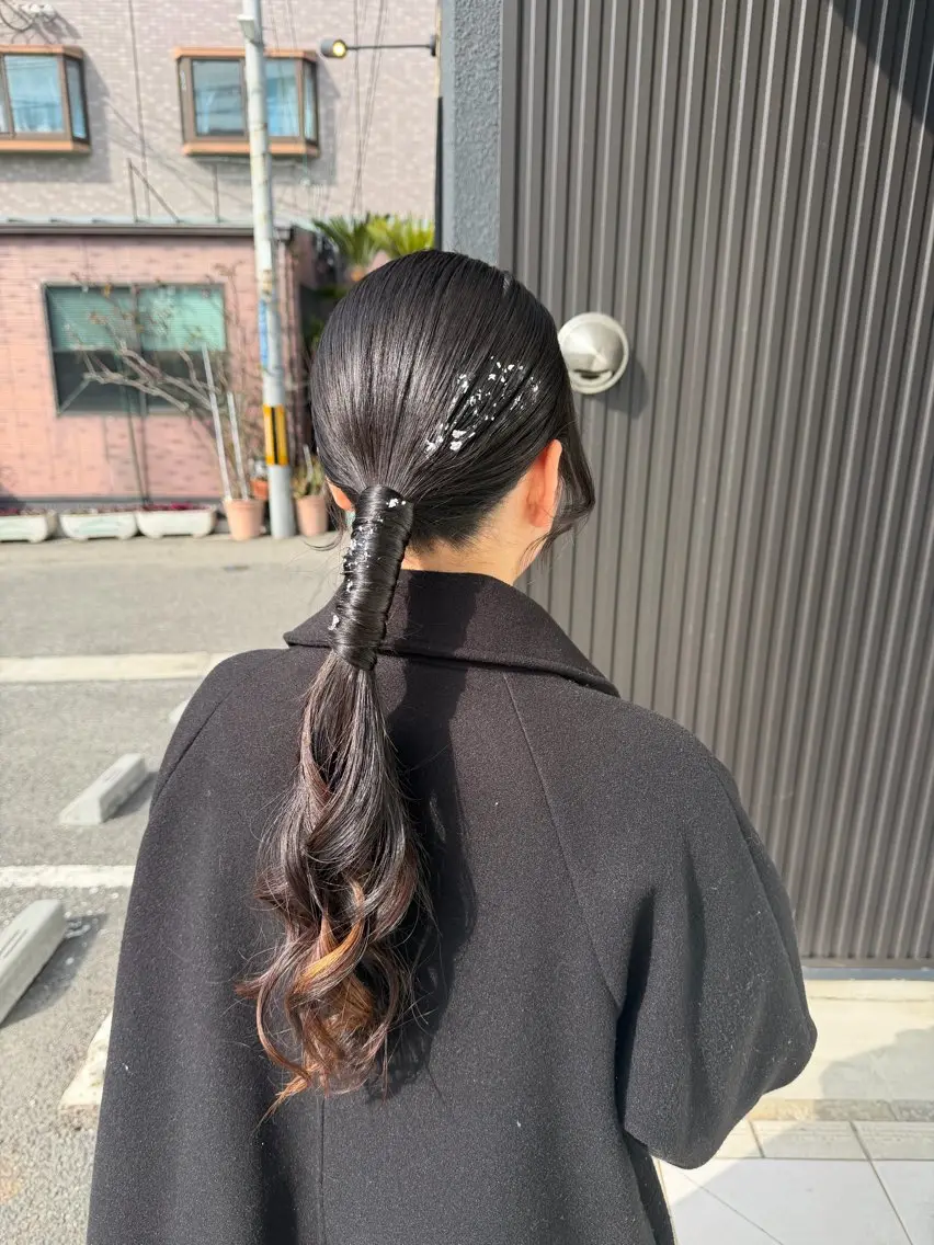 ロング ヘアアレンジ MODE K's 松原 MIKUのマツエク・マツパデザイン