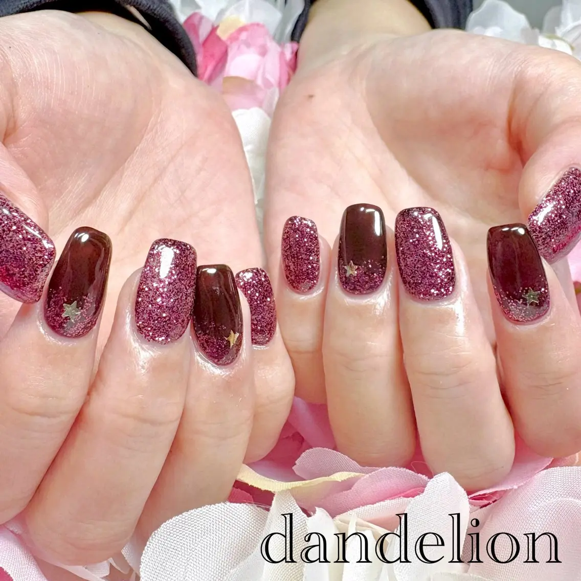 ネイル ハンドネイル ハンドケア dandelion ダンデライオンのネイルデザイン