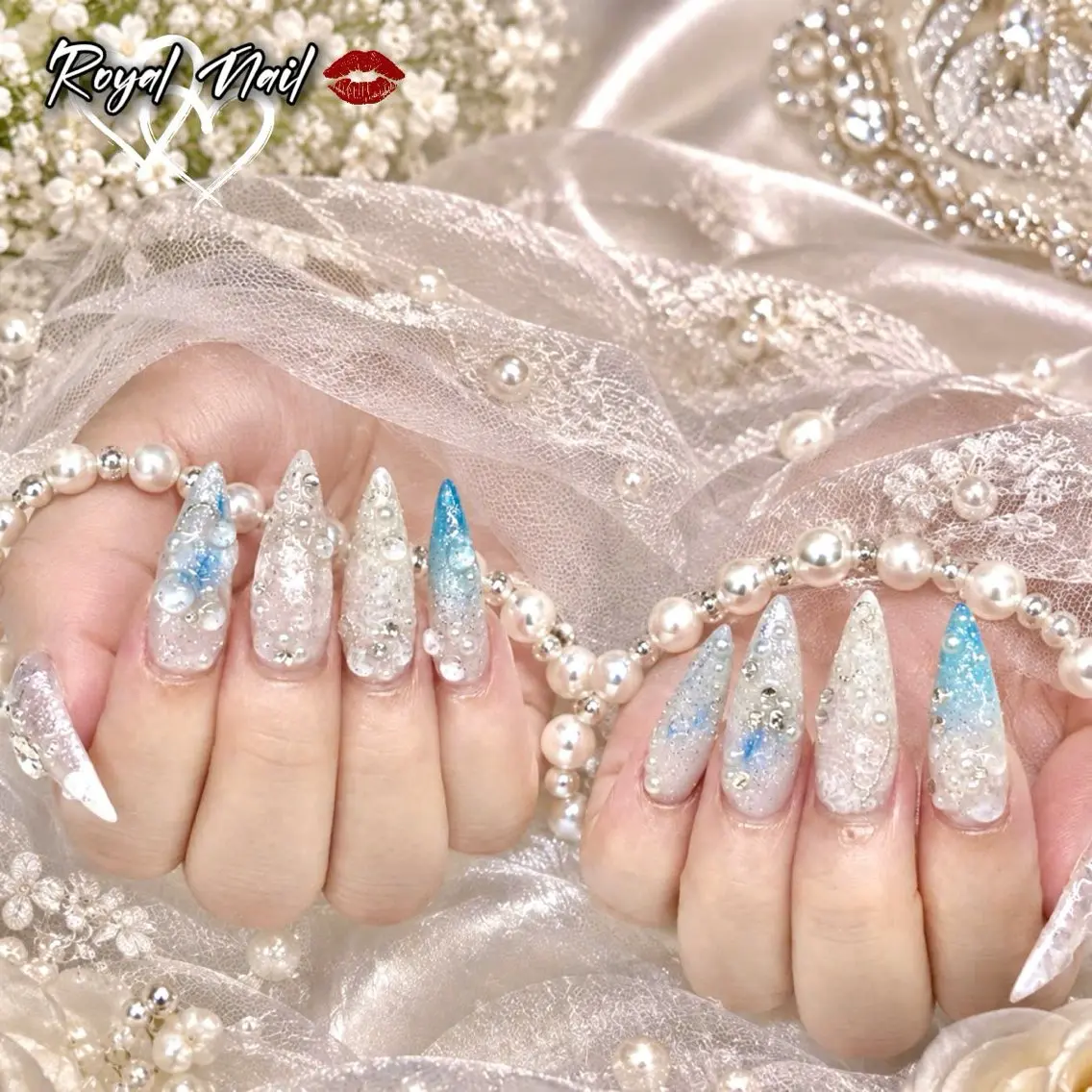 ネイル 韓国ネイル マグネットネイル 持ち込み ハンドネイル Royal Nail_RINAのネイルデザイン