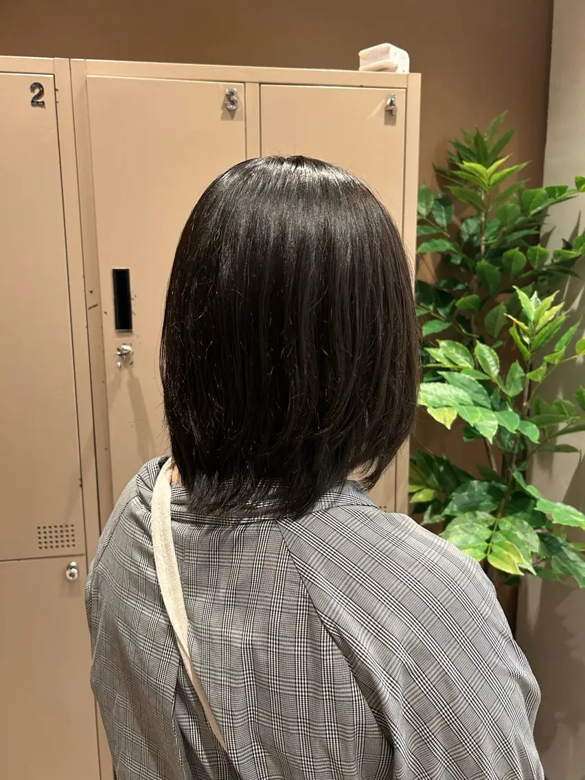 ミディアム 縮毛矯正 カット 縮毛矯正 カラーモデル募集中 🥣/こにしりなのヘアスタイル