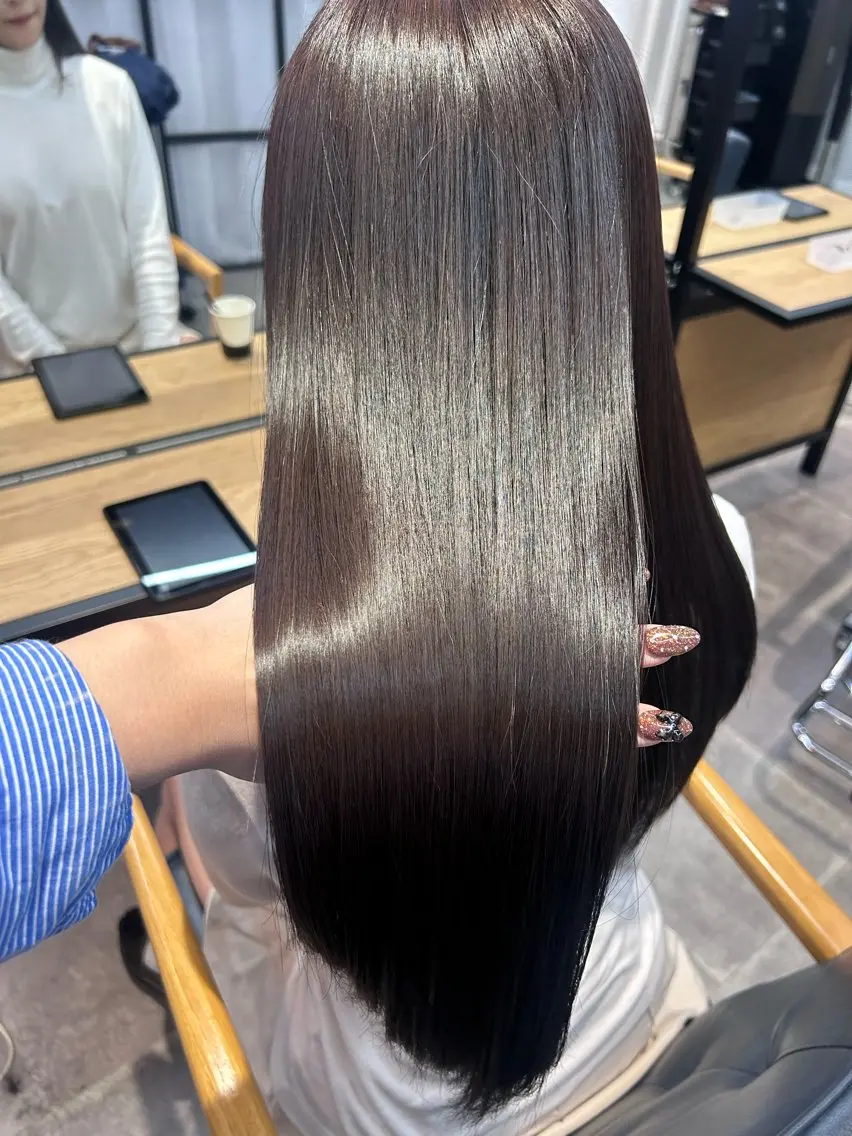 ロング 韓国×髪質改善カラー 💎hinaのヘアスタイル