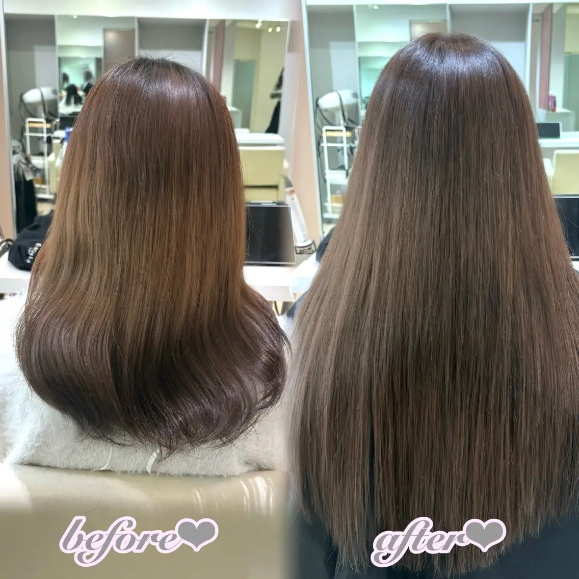 ロング エクステ ヘアカラー エクステ 新宿/艶カラー 🎀韓国ヘアKANAのヘアスタイル