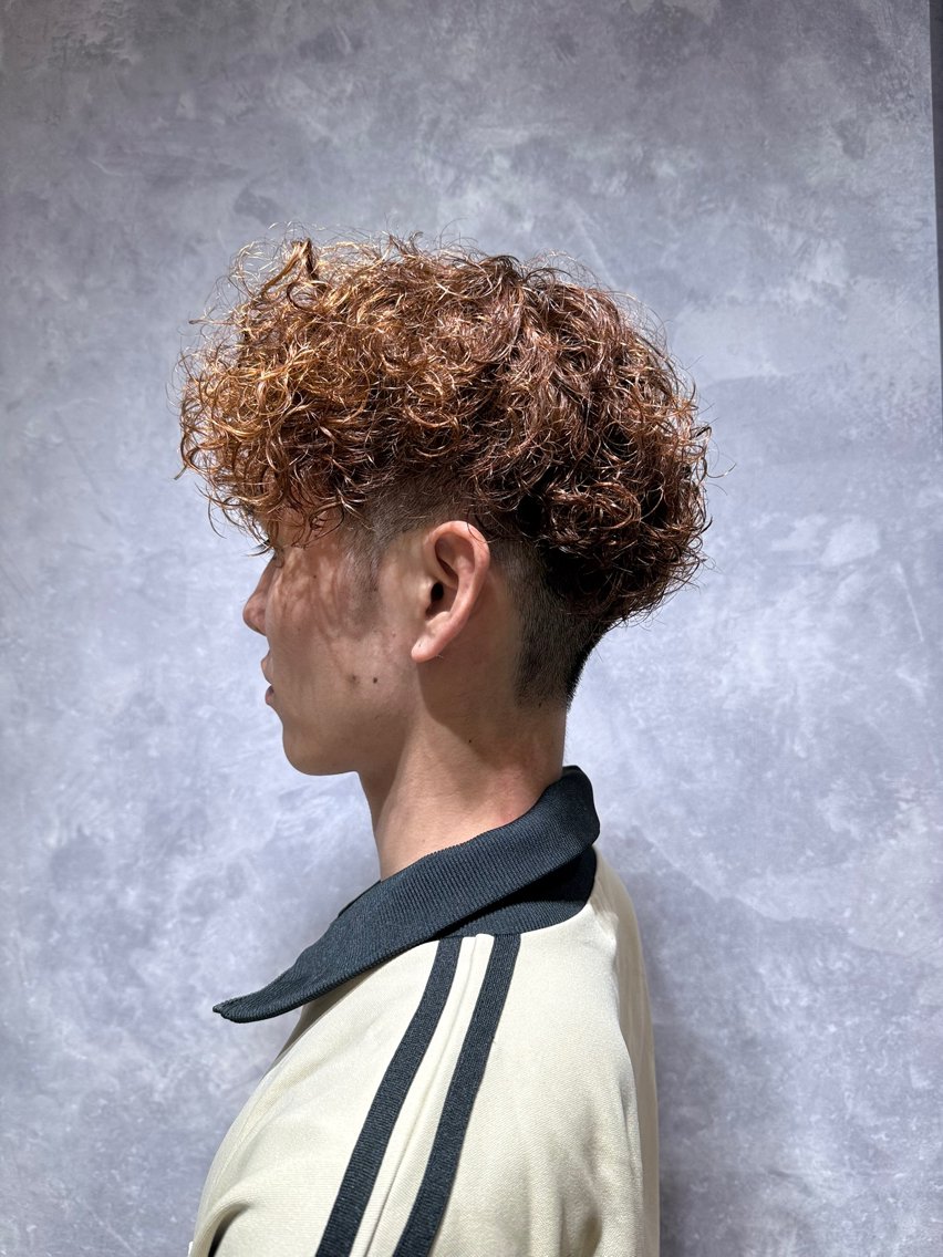 パーマ メンズ スペインカール カット パーマ Mika/岡崎市 /メンズカットパーマのヘアスタイル