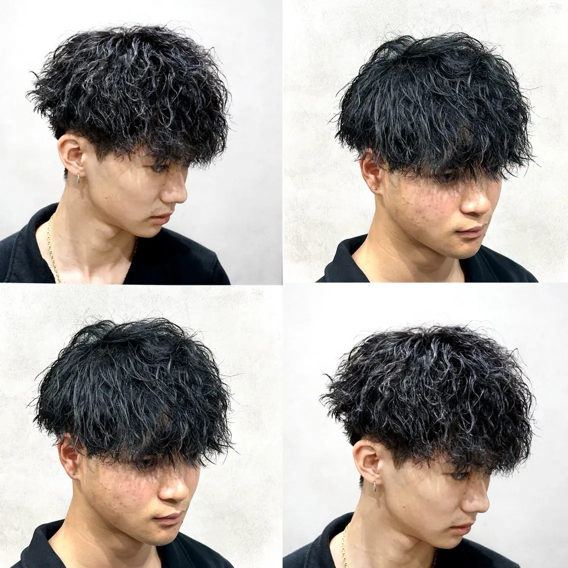 ショート パーマ メンズ メンズパーマ ツイストスパイラルパーマ スパイラルパーマ カット パーマ 🔥EDEN春日部パ ーマ特化SHOTAのヘアスタイル