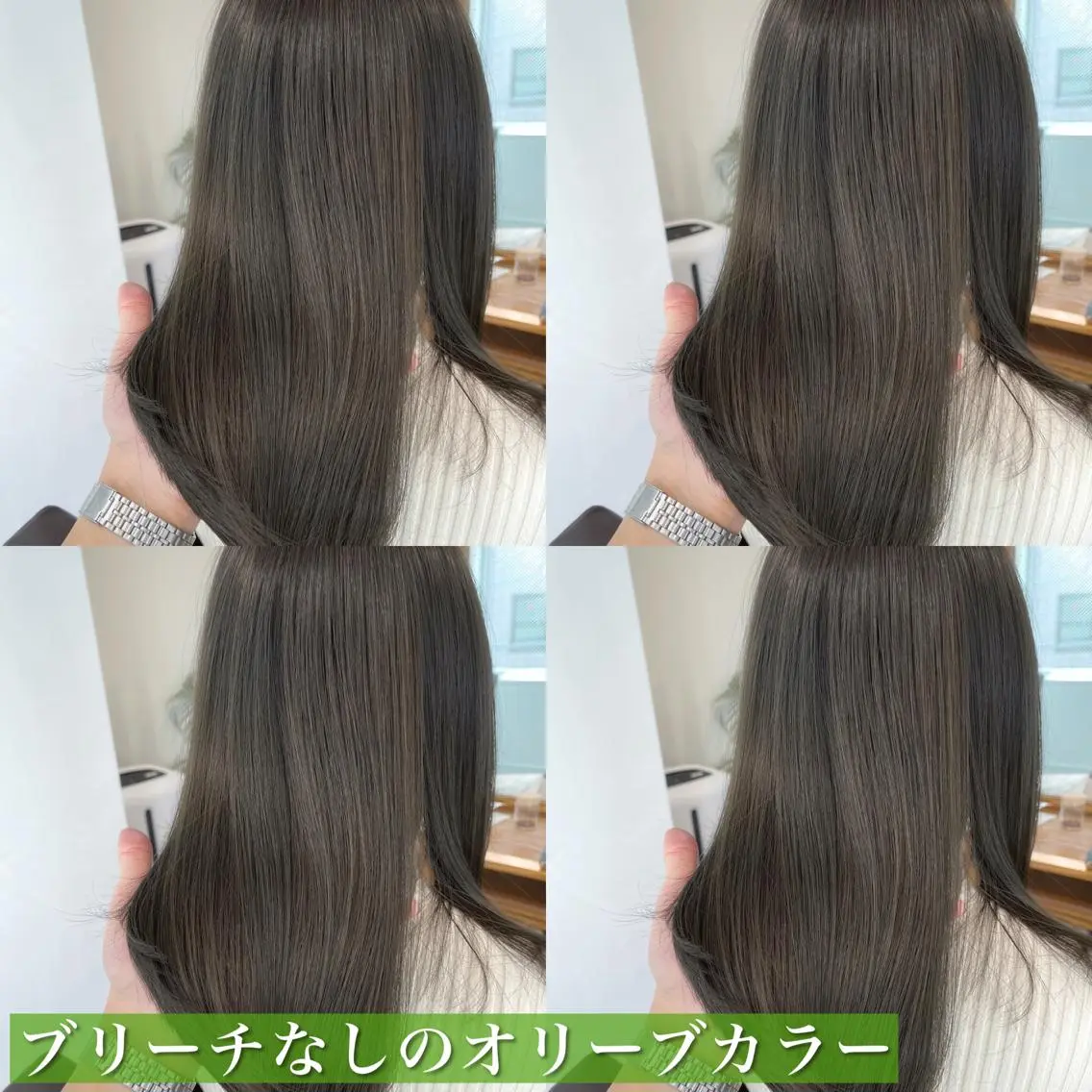 セミロング カラー ショートボブ セミロングパーマ アクアカラー アッシュ アッシュグレー navile原宿 yumaのヘアスタイル