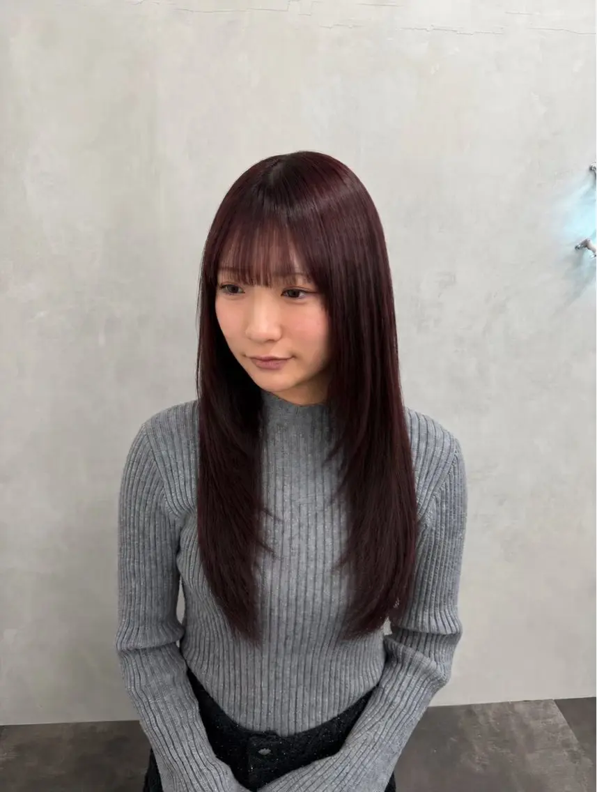 セミロング カラー ヘアカラー カツキ/GARTE 代官山のヘアスタイル