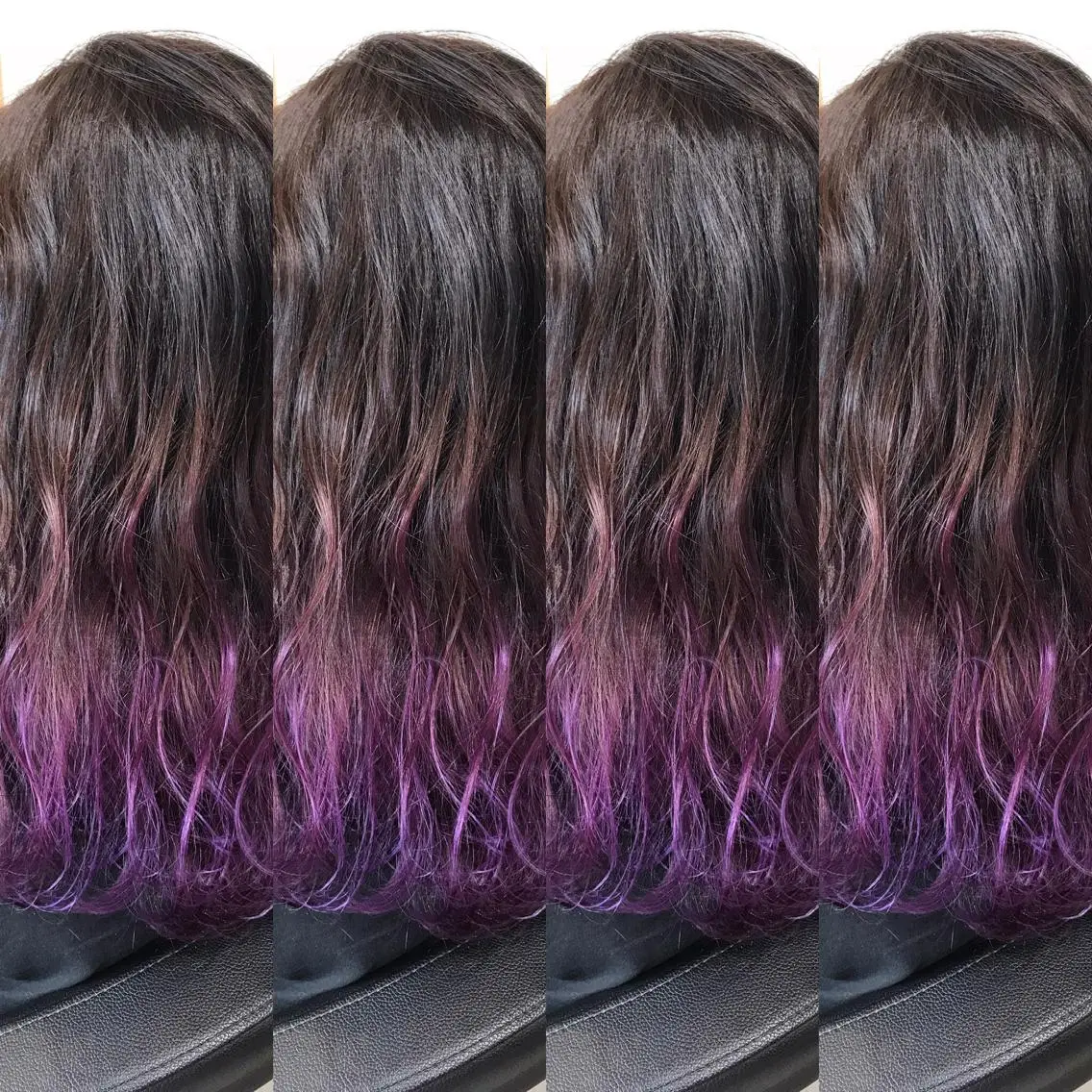 ミディアム カラー ブリーチ グラデーションカラー パープルカラー トリートメント ヘアカラー 大久保 隆蔵のヘアスタイル