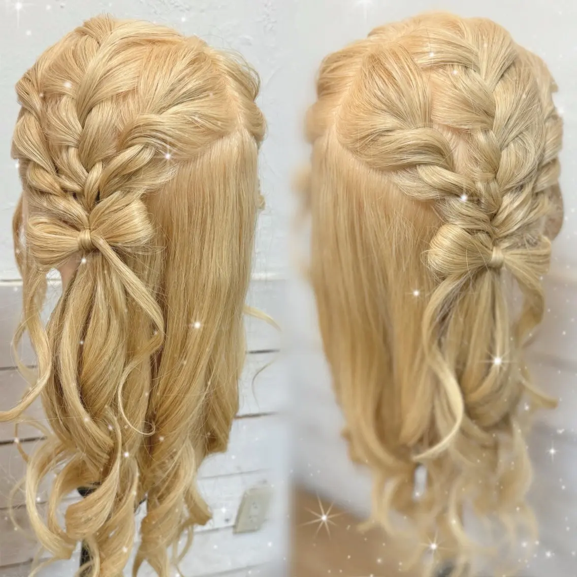 🍒欲張りクーポン🍒顔周り後れ毛カット✂️➕リボン2本付き🎀とびっきりに可愛くしちゃいます💗の写真