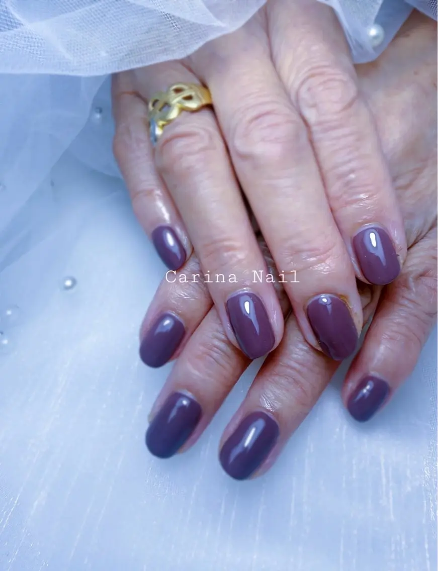 ネイル ワンカラーネイル Carina Nailのネイルデザイン
