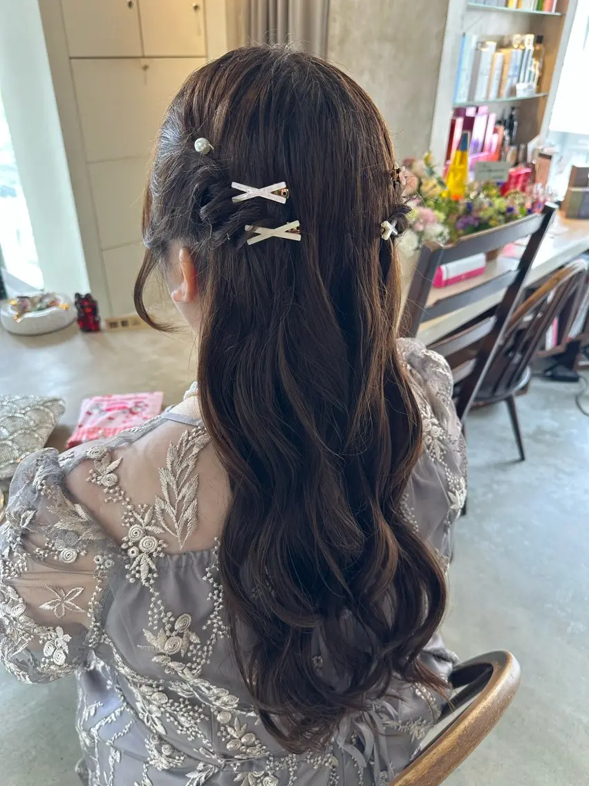 ロング ヘアセット RINO‎🤍🎀 𝑏𝑒𝑙𝑡𝑎のヘアスタイル