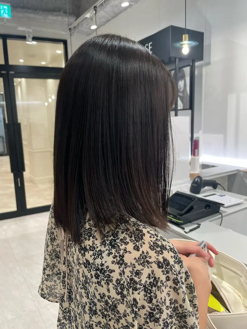 〈💎次世代縮毛矯正💎〉カット+髪質改善ネオメテオ矯正の写真