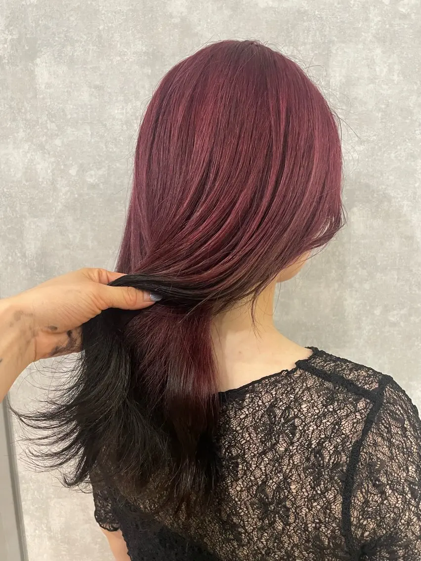 ロング カラー ヘアアレンジ カット ヘアカラー 透明感カラー/推しカ ラー☁️JURAのヘアスタイル