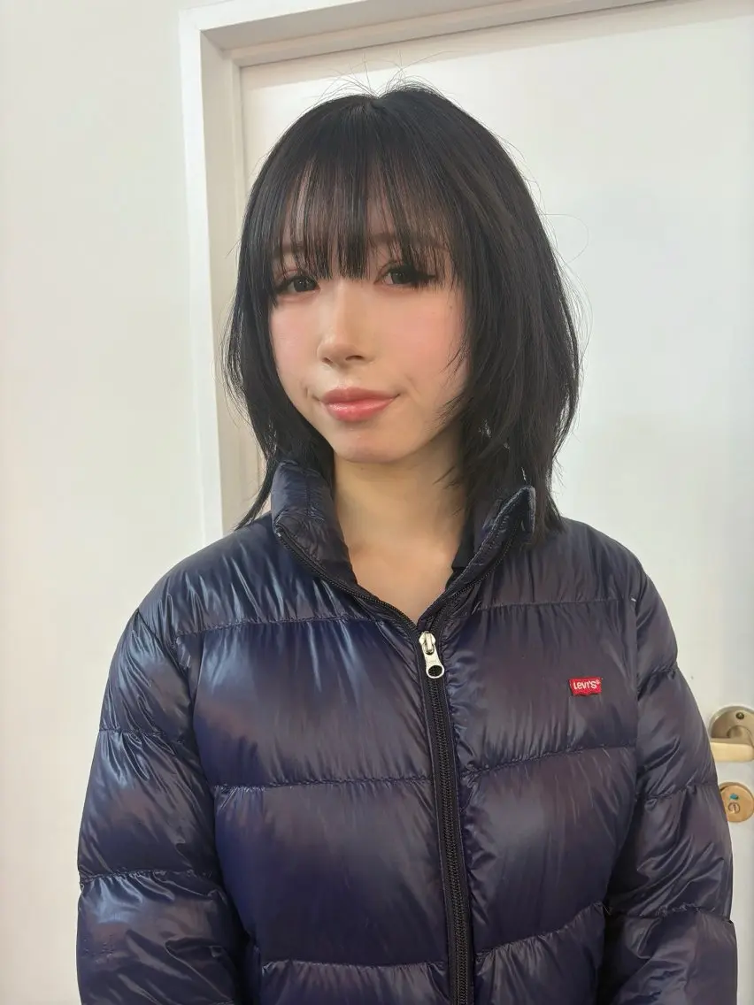 ミディアム カラー カット ヘアカラー ichika/福岡 /透明感カラー🤎のヘアスタイル