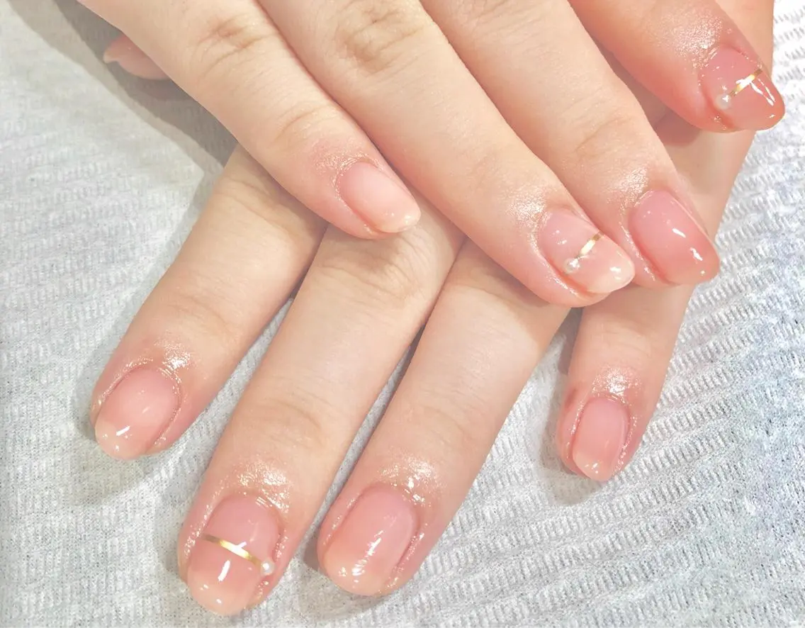 ネイル シンプルネイル TRAM-nail moriizumiのネイルデザイン