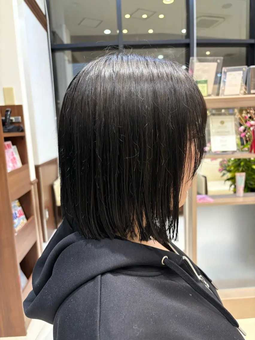 ミディアム ボブ メンズパーマ 渡辺将功のヘアスタイル