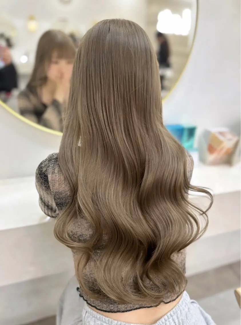 カラー 🎀sakura🎀 艶髪/韓国/ワンホンのヘアスタイル