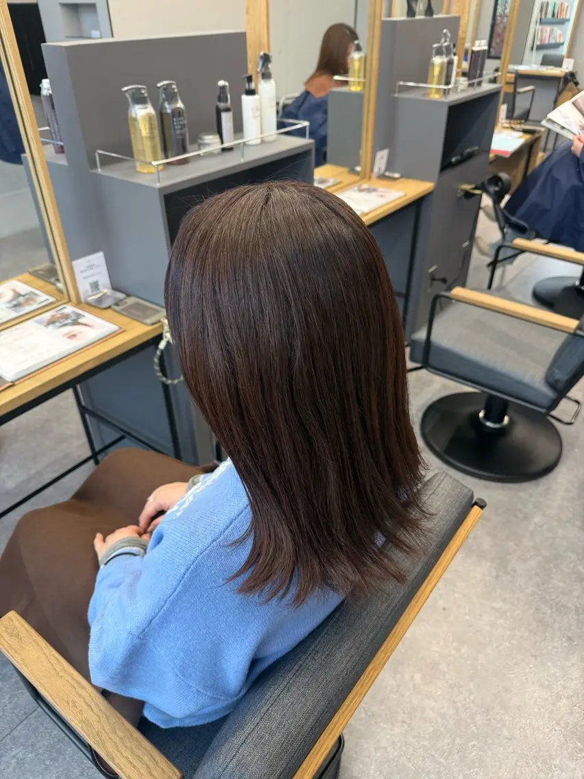 【ミニモ限定再来クーポン❕】ワンカラー(白髪染可)の写真