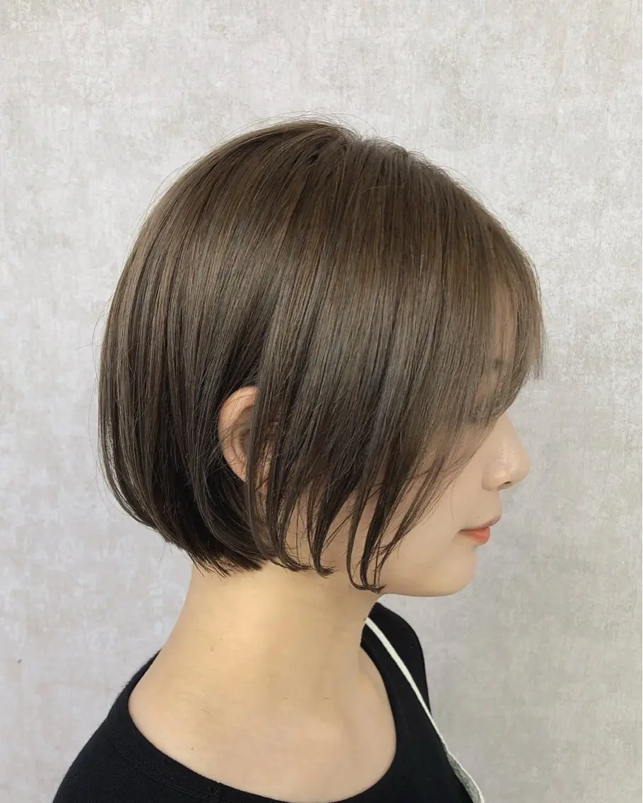 ショート、ボブ限定🐿カット&カラー&クイックトリートメント🍑の写真